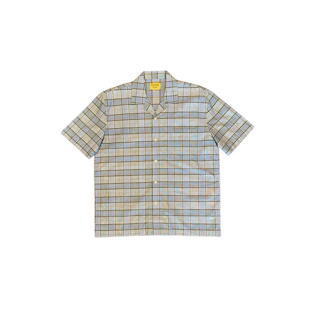 NEW ORIGINAL MADRAS TRADING COMPANY men's lax camp collar short sleeve shirt in
